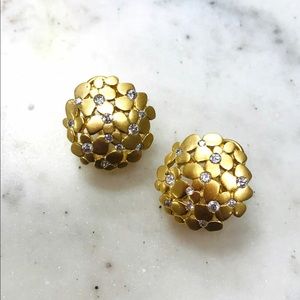 Flower Bouquet Button Earring-Boutique-NWT